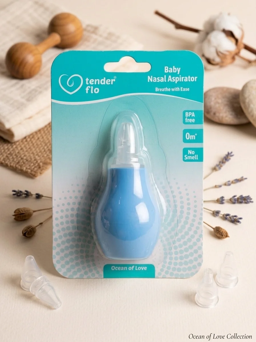 Tender Flo Nasal Aspirator | Easily Clear Blocked Nose for peaceful baby sleep image 1