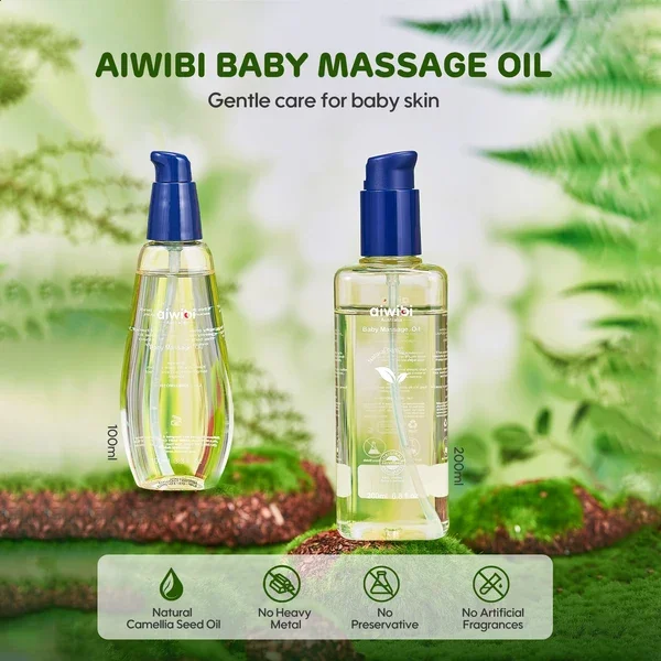 Awibi Baby Massage Oil - 200ml image 2