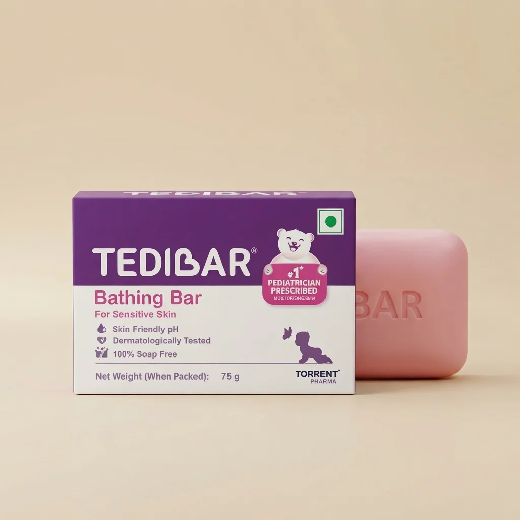 Tedibar Baby Bathing Soap 75 gm image 1
