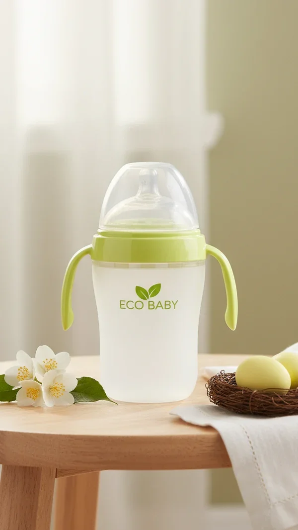 Eco baby Silicone Feeding Bottle image 1