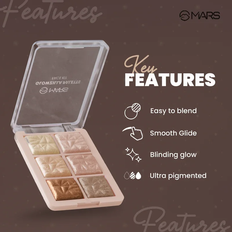 Mars Glowzilla Palette | Face Kit image 2
