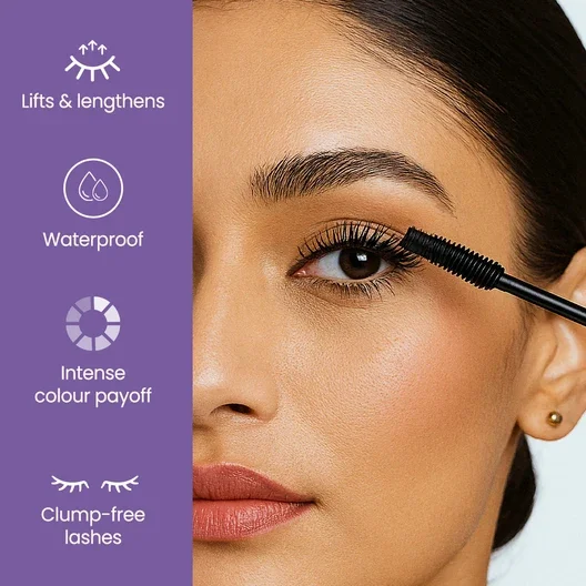 Swiss Beauty Bold Eyes Super Lash Mascara Waterproof image 3
