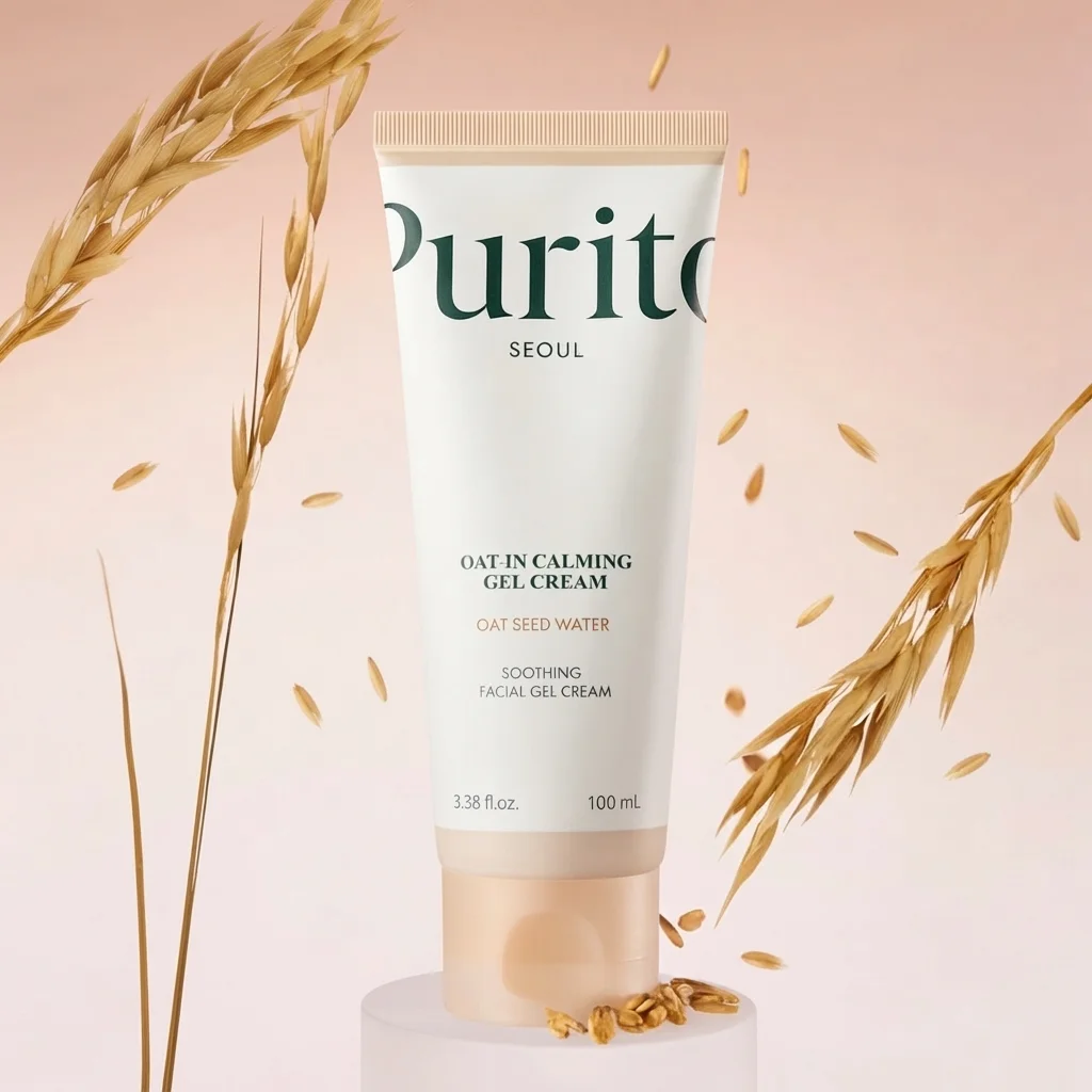 PURITO Oat In Calming Gel Cream,Soothing solution for Sensitive Skin,Lightweight