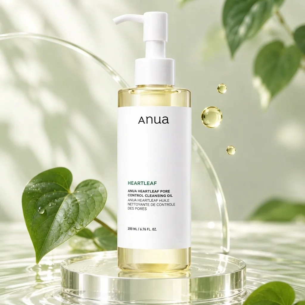Anua Heartleaf Pore Control Cleansing Oil, Oil Cleanser for Face, (200ml) image 1