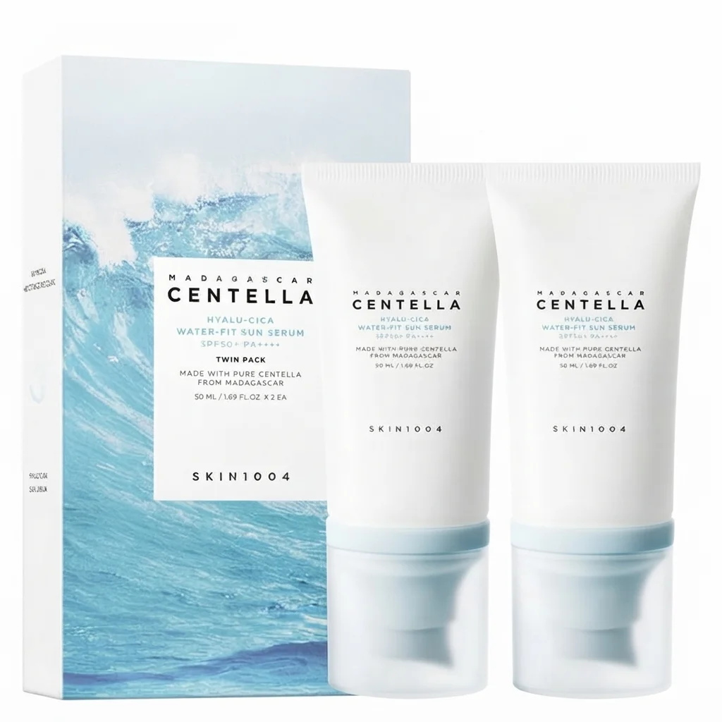 SKIN1004 Madagascar Centella Water Fit Sun Serum Twin (50ML*2) image 2