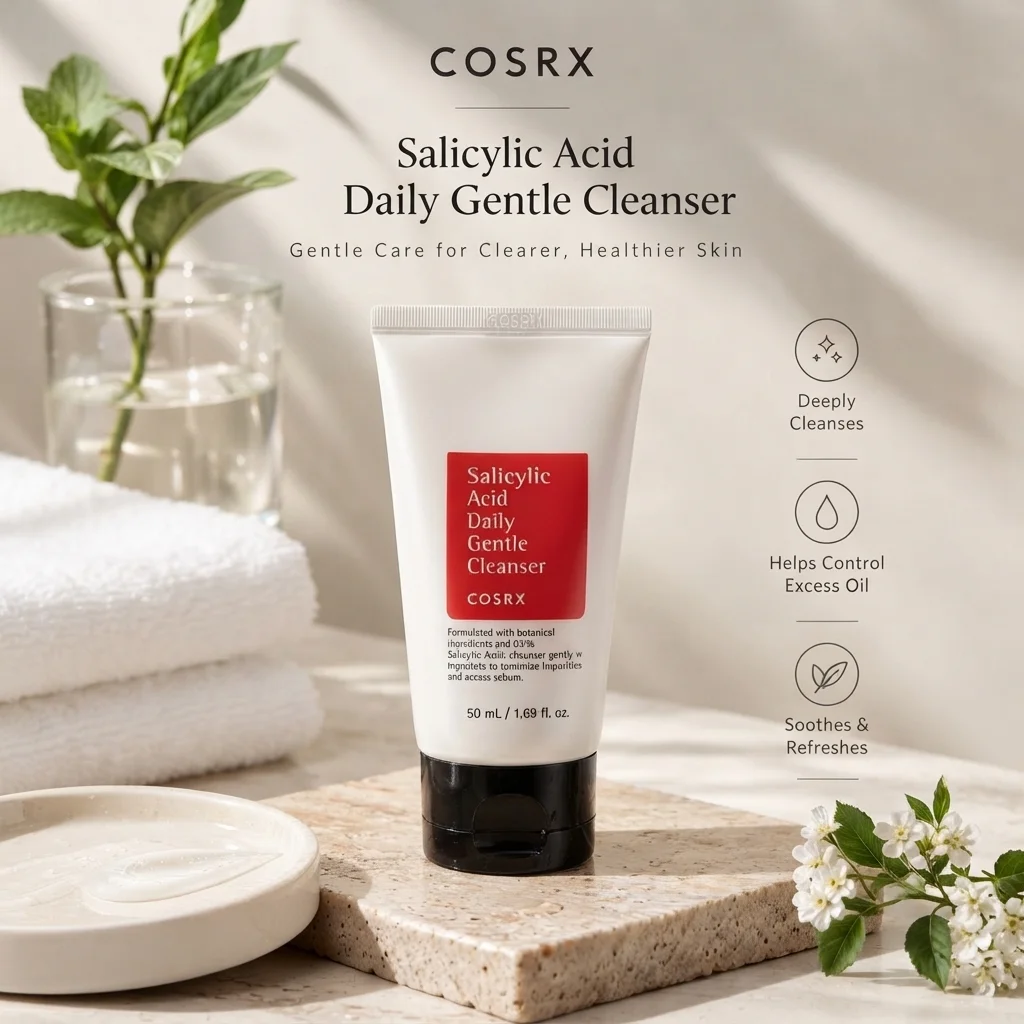 COSRX Salicylic Acid Daily Gentle Cleanser 50mL image 2