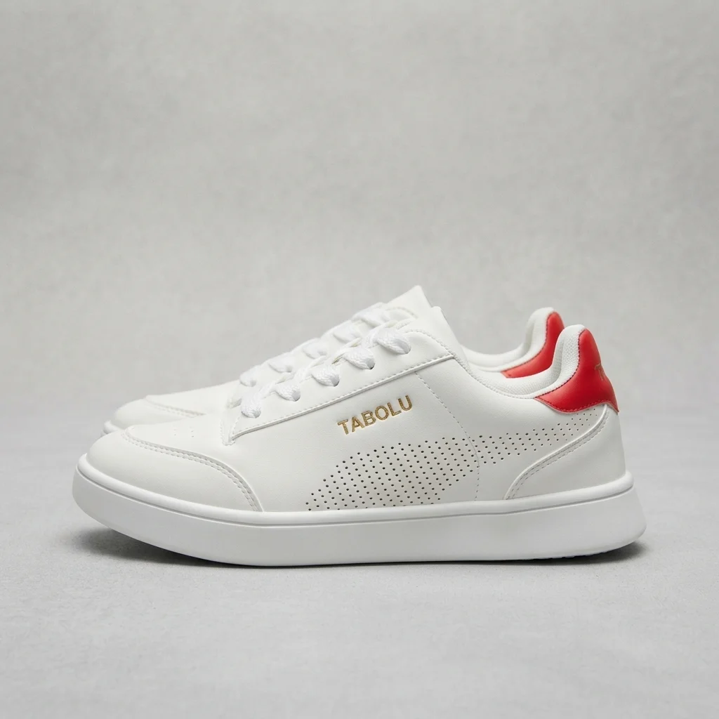 TianBaolun Men's White Casual Sneakers image 1