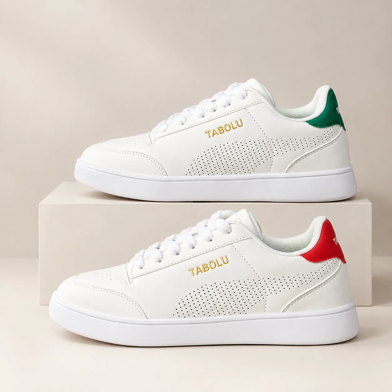TianBaolun Men's White Casual Sneakers image 3